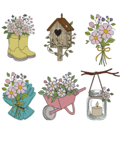 Alternative view of Bloom & Garden Collection of 6 Designs