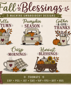 Fall Blessings Collection 5 Designs