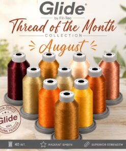 Glide Thread Of The Month (10 Spools No Case)- 1,000M