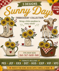 Sunny Days Farmhouse Charm Collection of 5