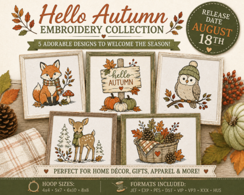 Hello Autumn Collection of 5