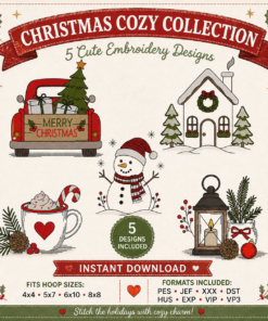 Cozy Christmas Design Collection of 5