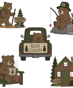 Alternative view of Bear Country Collection of 5 Designs