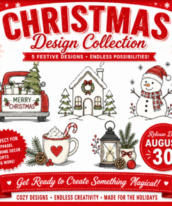 Cozy Chrismas Design Collection of 5
