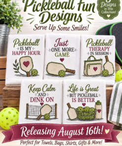 Pickleball Designs Collection of 5