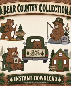 Bear Country Collection of 5 Designs