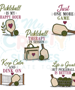 Alternative view of Pickleball Designs Collection of 5