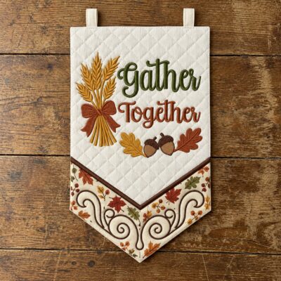 ITH Gather Hanger Embroidery Design