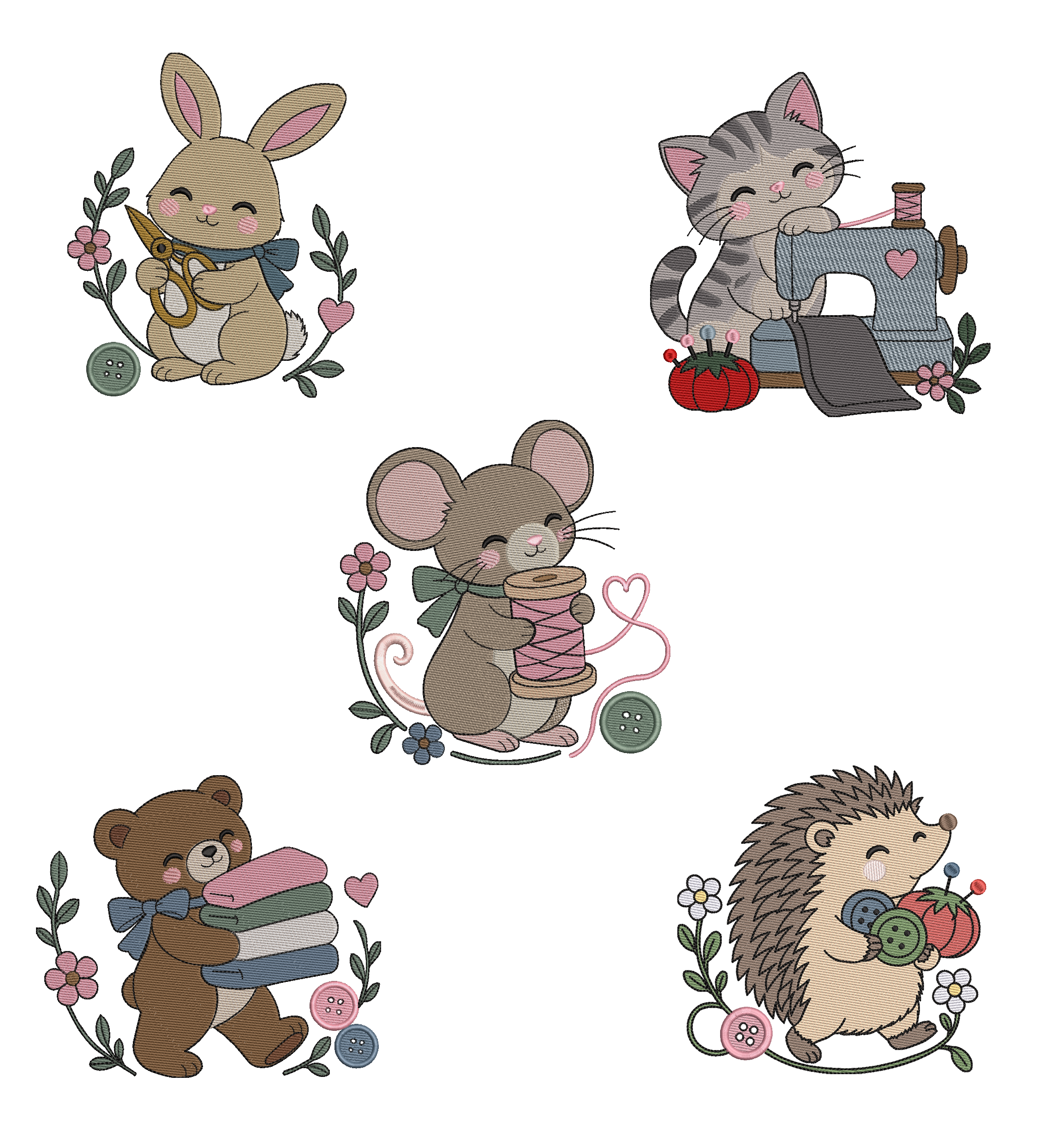 Sewing Room Friends Collection of 5 - Image 2