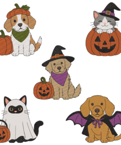 Alternative view of Spooky Paws & Whiskers Collection of 5