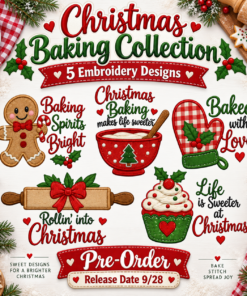 Christmas Baking Collection Set of 5