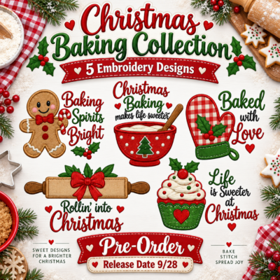 Christmas Baking Collection Set of 5