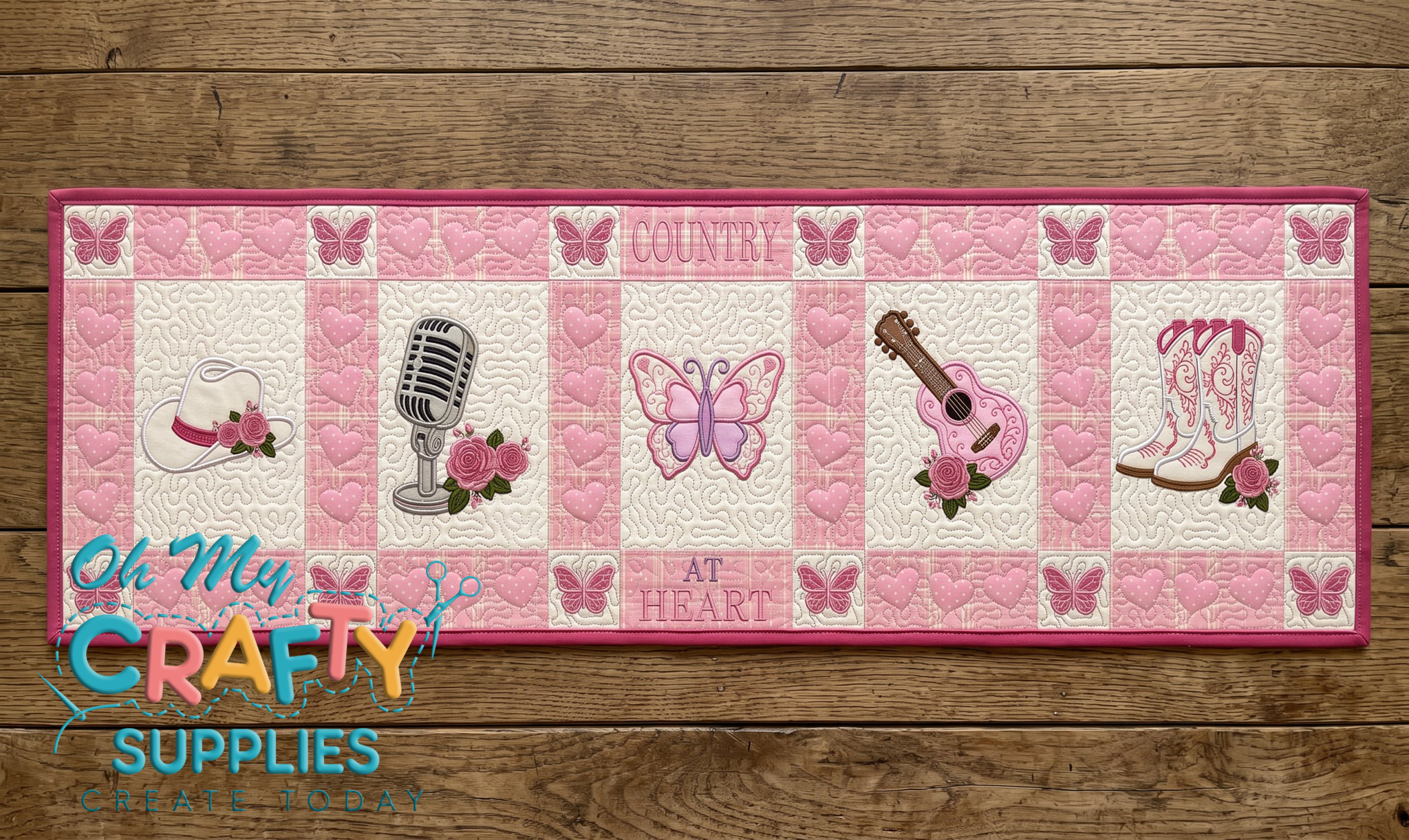 ITH Country at Heart Table Runner Design
