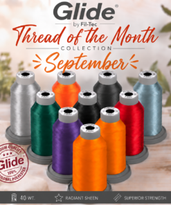 Glide Thread Of The Month (10 Spools No Case)- 1,000M September