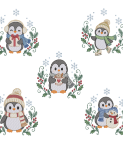 Alternative view of Winter Penguins Collection of 5