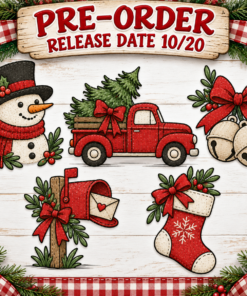 Classic Christmas Charm Collection Set of 5