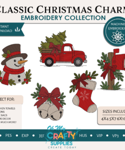 Classic Christmas Charm Collection Set of 5